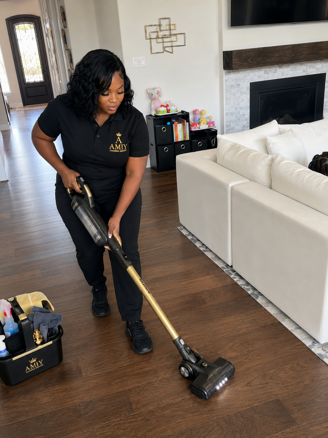 Amiy Cleaning Services — Living Room